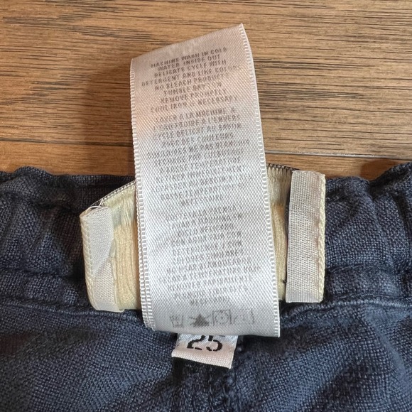 Vintage Juicy Couture Linen Blend Wide Leg Cargo Drawstring Waist - Picture 10 of 10